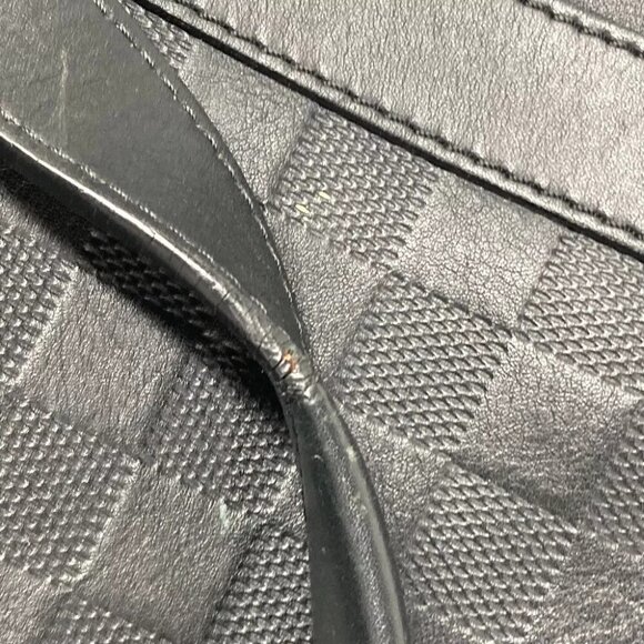 LOUIS VUITTON N41269 Damier Infini Tadao PM 2WAY Shoulder Bag Crossbody Tote Bag - Picture 13 of 14